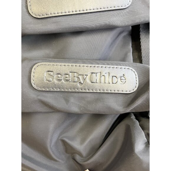 See by Chloe Backpack Joyrider Black Polyester Leather Shoulder Bag main image 2